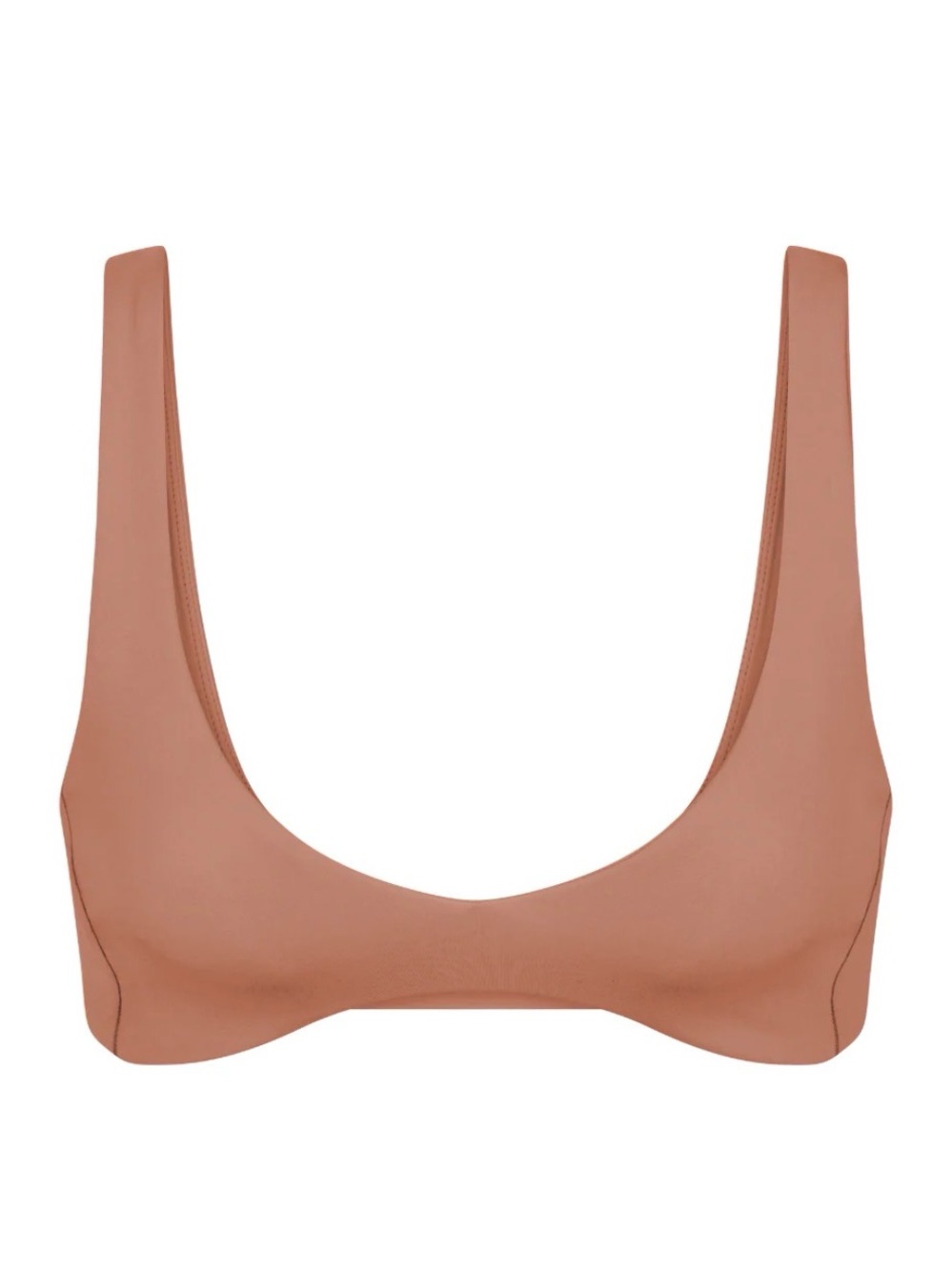 Left On Friday Plunge Top – Mirage (Brown)